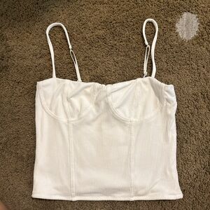 Forever 21 White Camisole Top